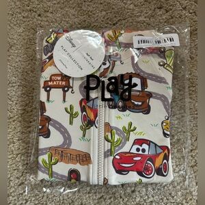 Little sleepies Disney Pixar cars hoodie size 6.
